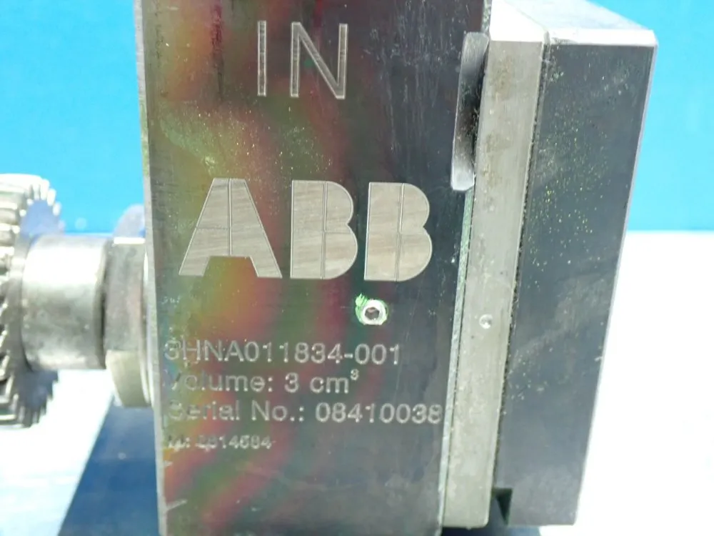 Abb Volume: 3cm Robotic Spray Gear Pump - 3hna011884-001