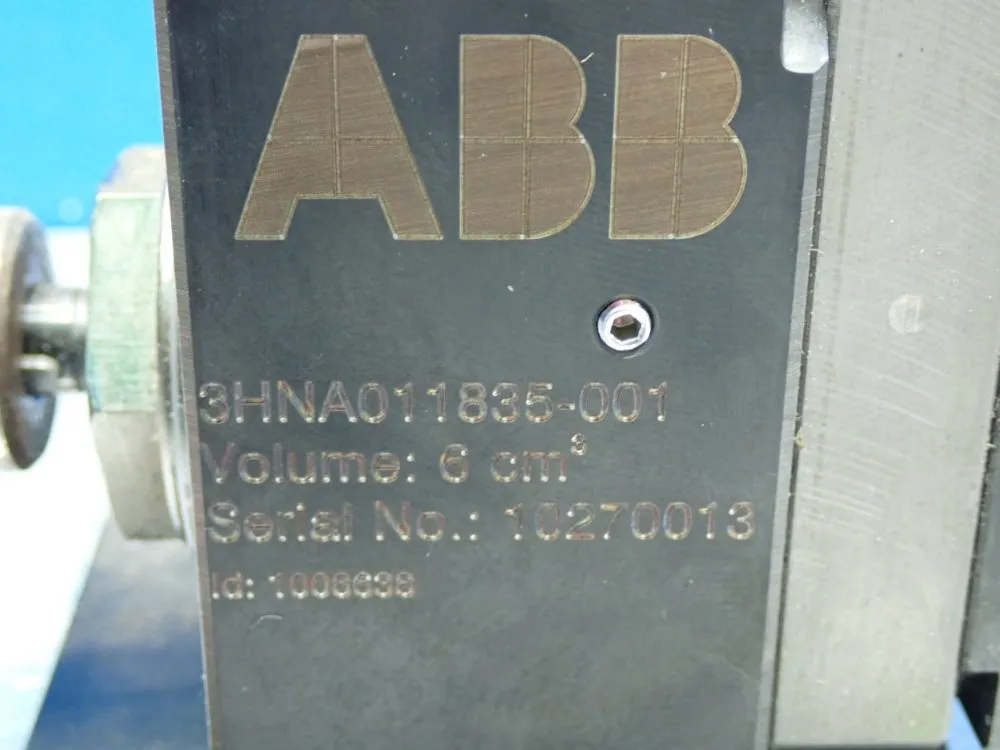 Abb Volume: 6cm Robotic Spray Gear Pump - 3hna011835-001