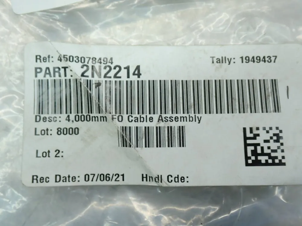 Abb Fiber Optic Fo Cable Assembly - 2n2214