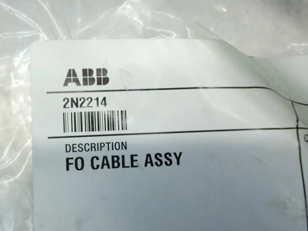 Abb Fiber Optic Fo Cable Assembly - 2n2214