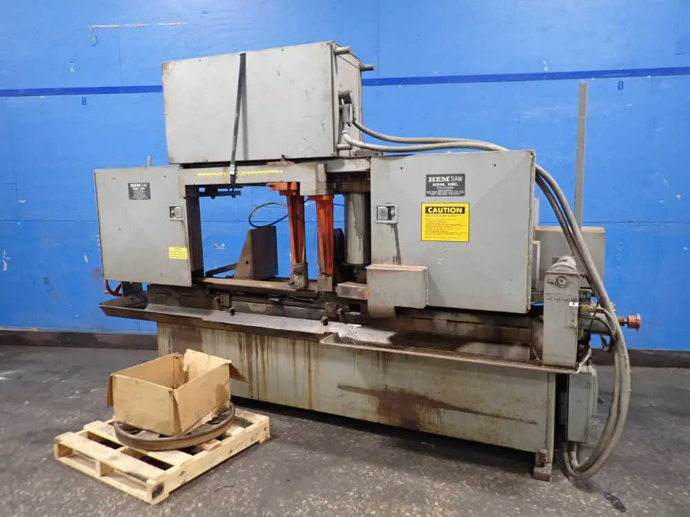 Hem Inc 27 1/2" X 27" Horizontal Band Saw - 1500lm
