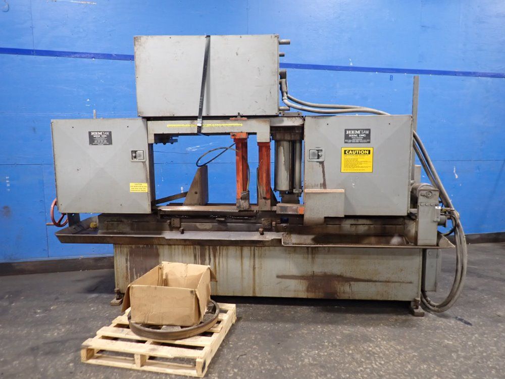 Hem Inc 27 1/2" X 27" Horizontal Band Saw - 1500lm