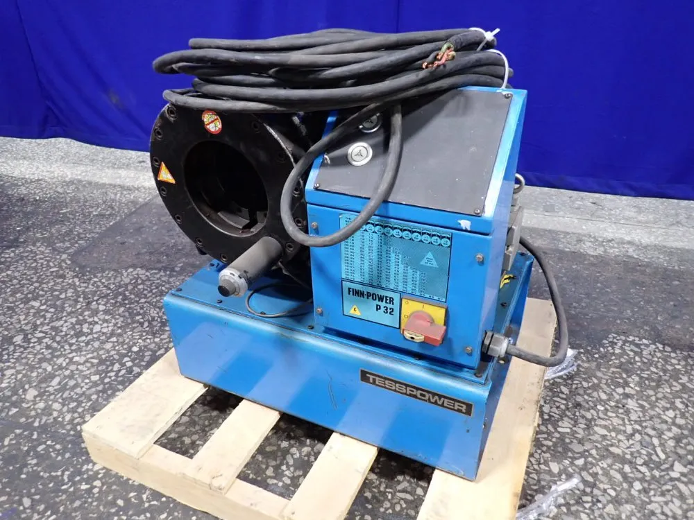 Finn-power 5" Hydraulic Hose Crimper - P32ms