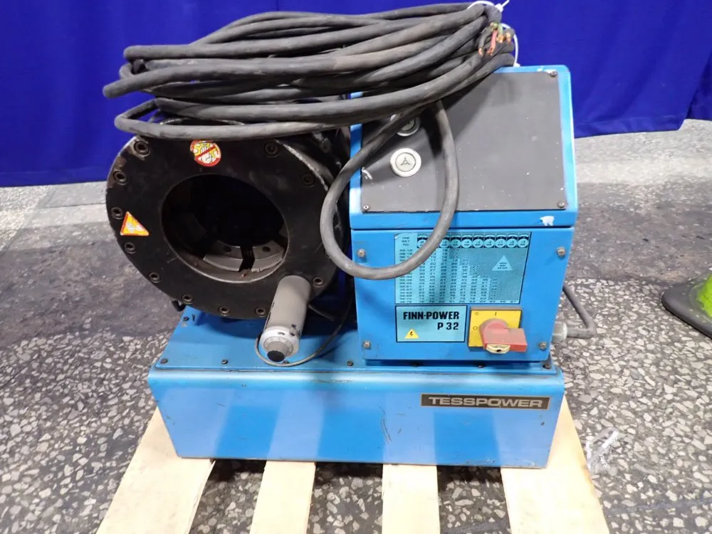 Finn-power 5" Hydraulic Hose Crimper - P32ms