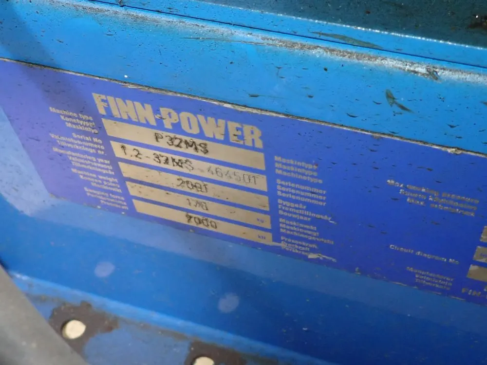 Finn-power 5" Hydraulic Hose Crimper - P32ms