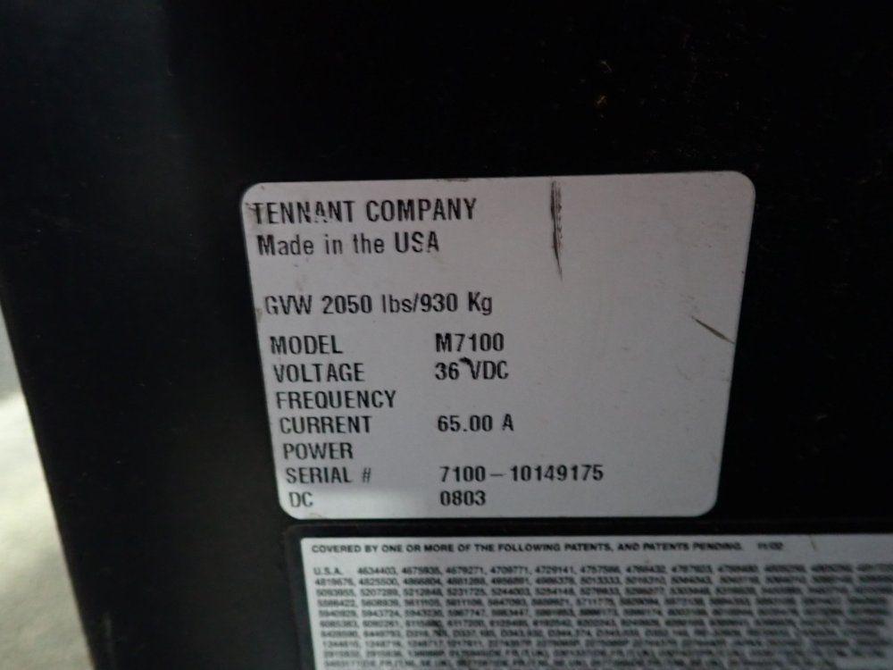 Tennant Company Floor Scrubber - M7100