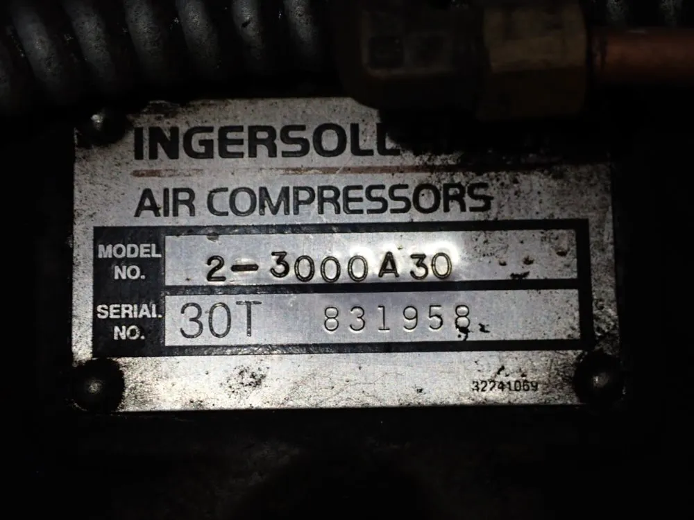 Ingersoll Rand 30 Hp Air Compressor - 3000