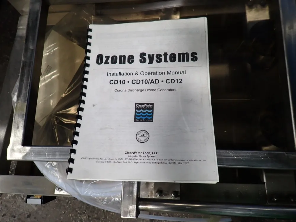 Clear Water Tech Ozone Generator And Bottle Rinser - Cd10/ad /bottle Rinser