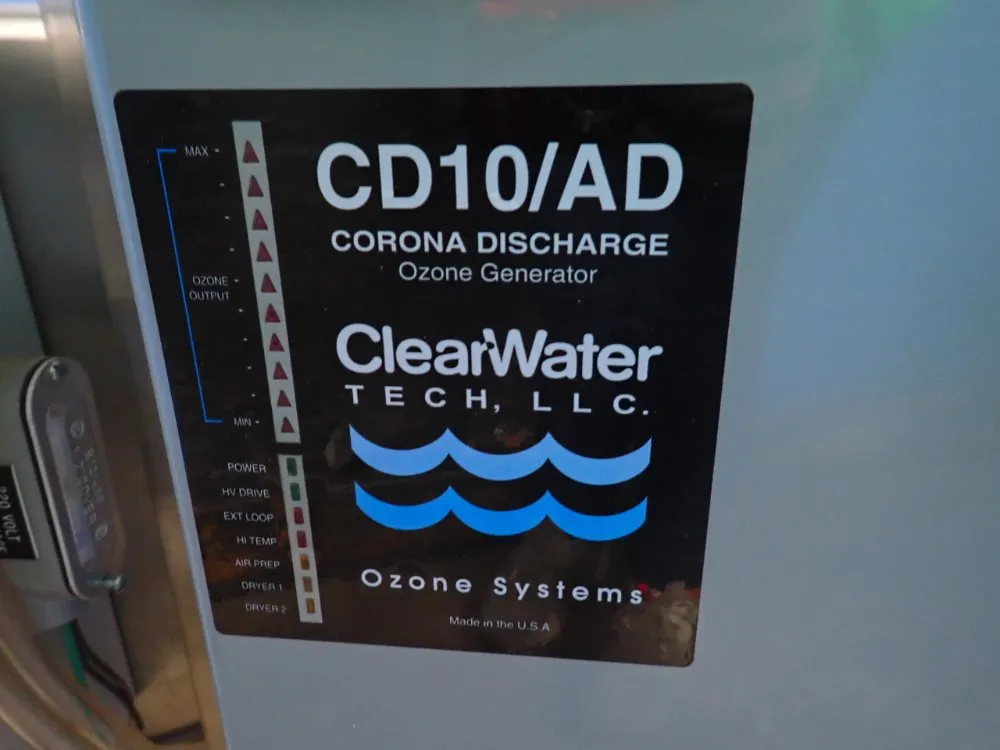Clear Water Tech Ozone Generator And Bottle Rinser - Cd10/ad /bottle Rinser
