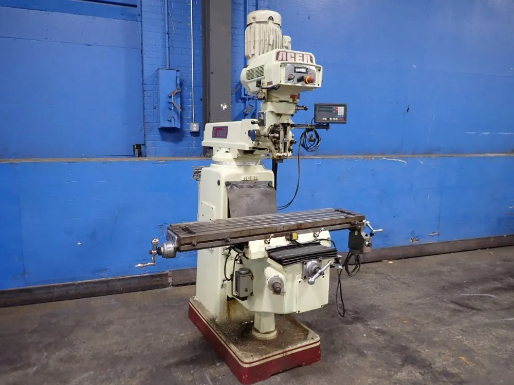 Acer 10" X 50" Vertical Mill - Fvs-3vk