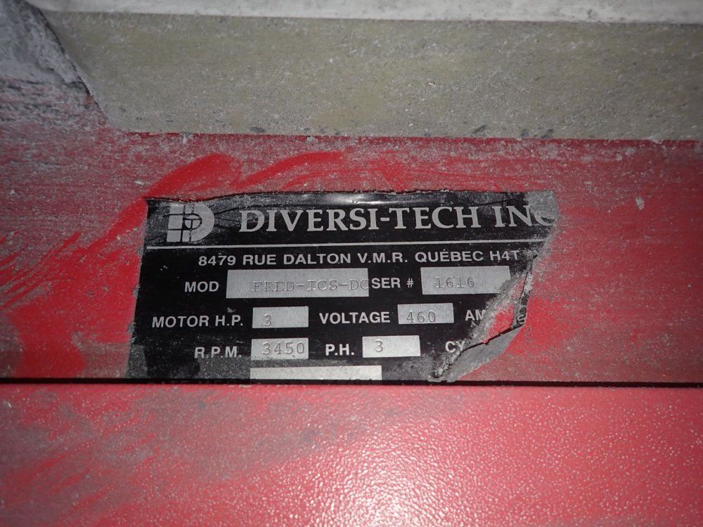 Diversi-tech Inc 3 Hp Dust Collector - Fred-ics-dc