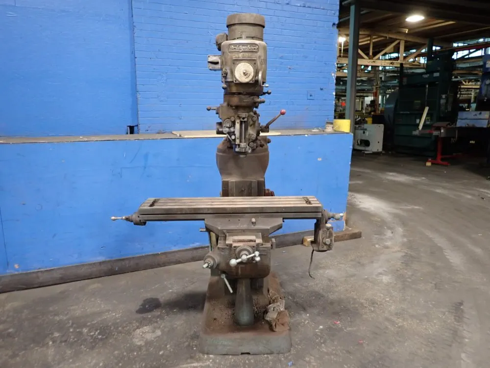 Bridgeport 9" X 42" Vertical Mill