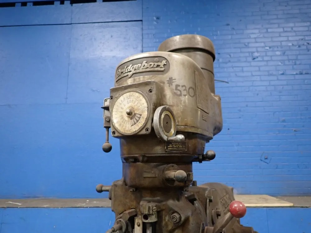 Bridgeport 9" X 42" Vertical Mill