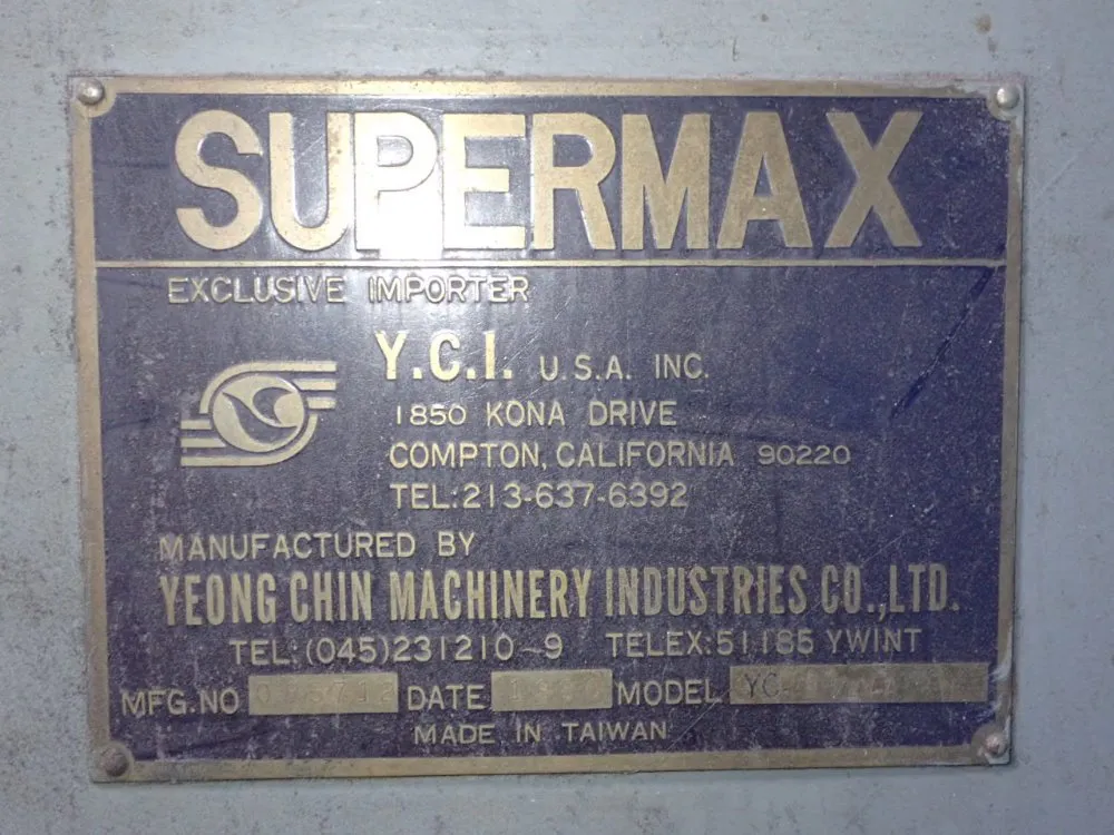 Supermill 9" X 42" Vertical Mill