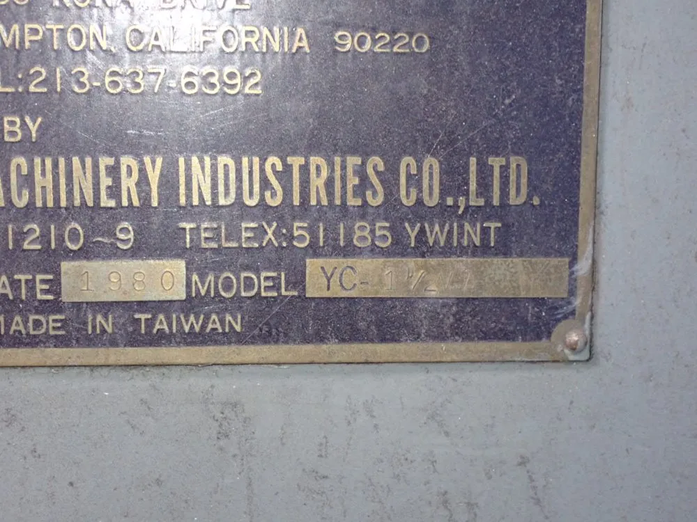 Supermill 9" X 42" Vertical Mill