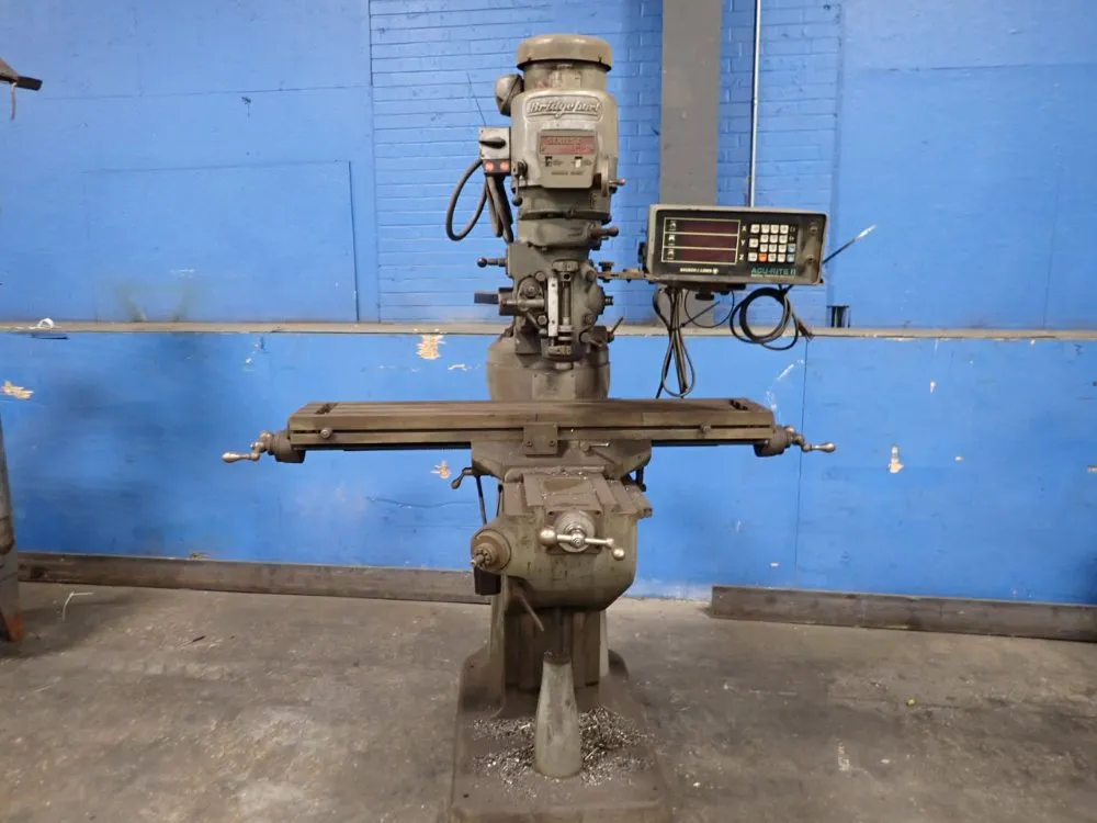 Bridgeport 9" X 48" Vertical Mill