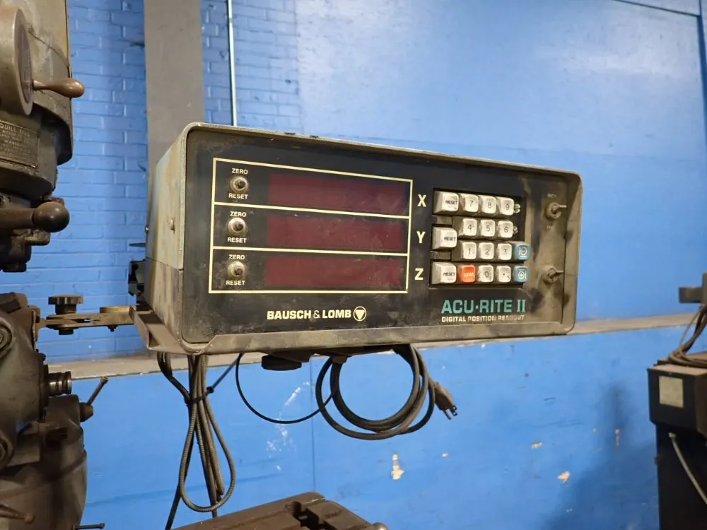 Bridgeport 9" X 48" Vertical Mill