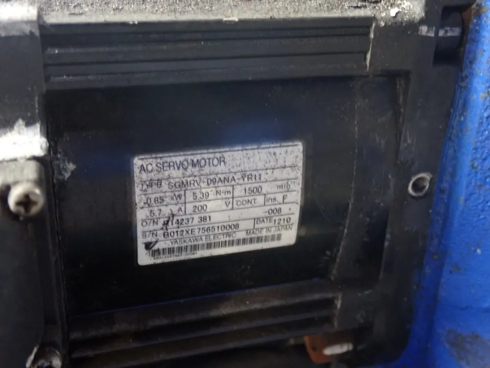 Motoman / Yaskawa Electric 1.5kva Robot - Mh6