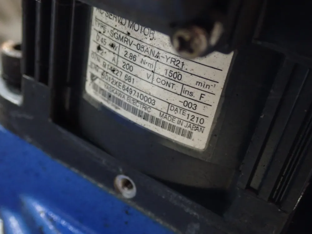 Motoman / Yaskawa Electric 1.5kva Robot - Mh6