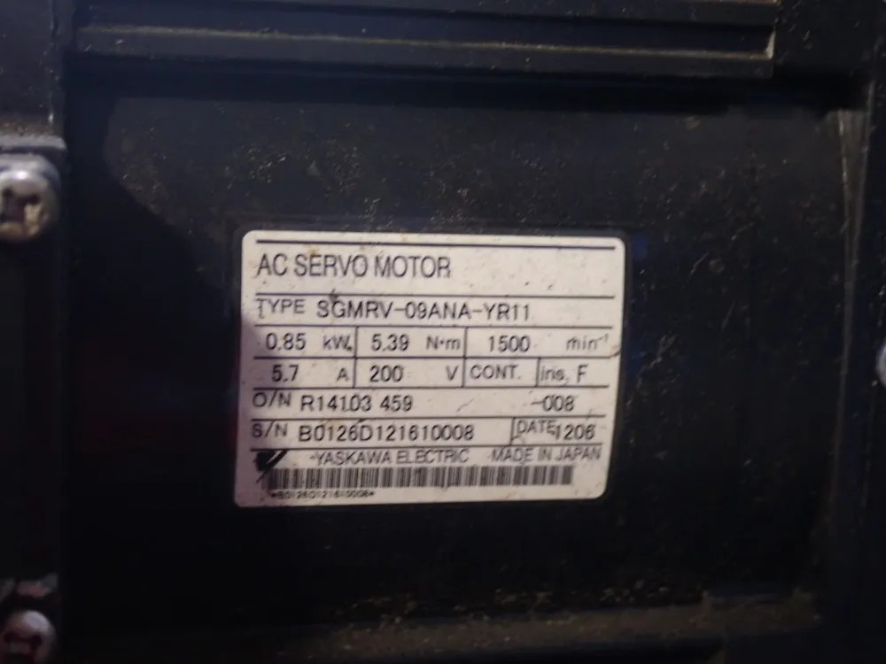 Motoman / Yaskawa Electric 2.0kva Robot - Mh6