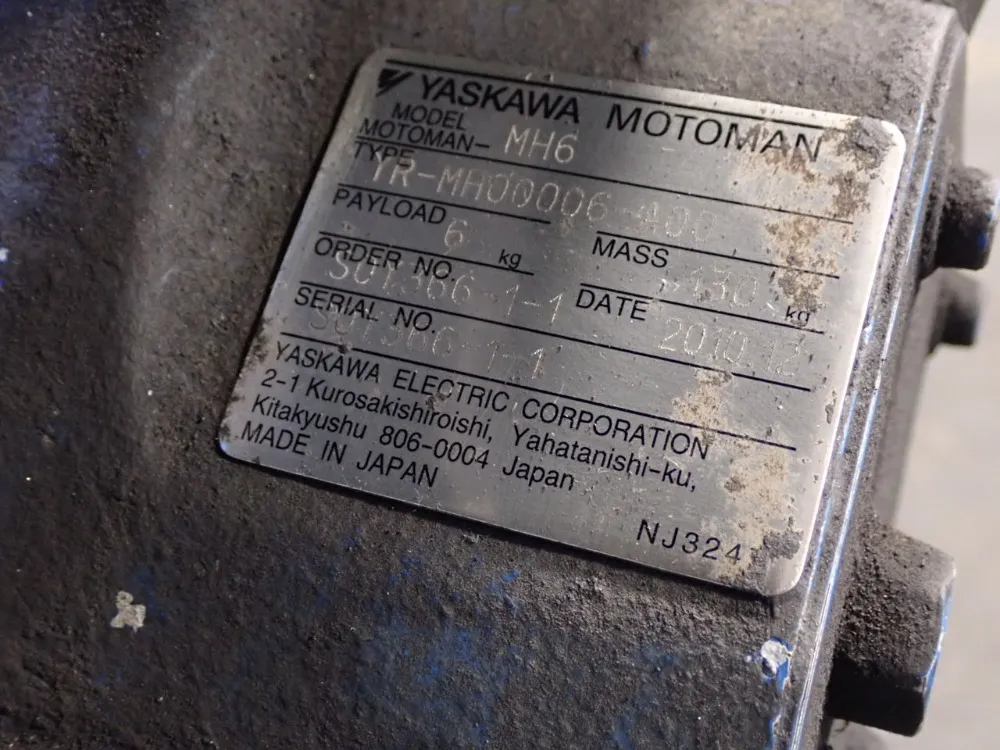 Motoman / Yaskawa Electric 2.0kva Robot - Mh6