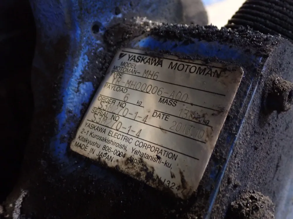 Motoman / Yaskawa Electric 2.0kva Robot - Mh6