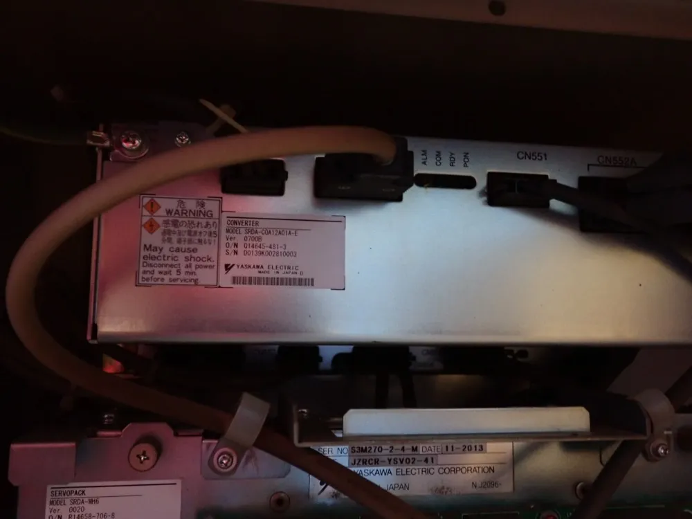 Motoman / Yaskawa Electric 2.0kva Robot - Mh6