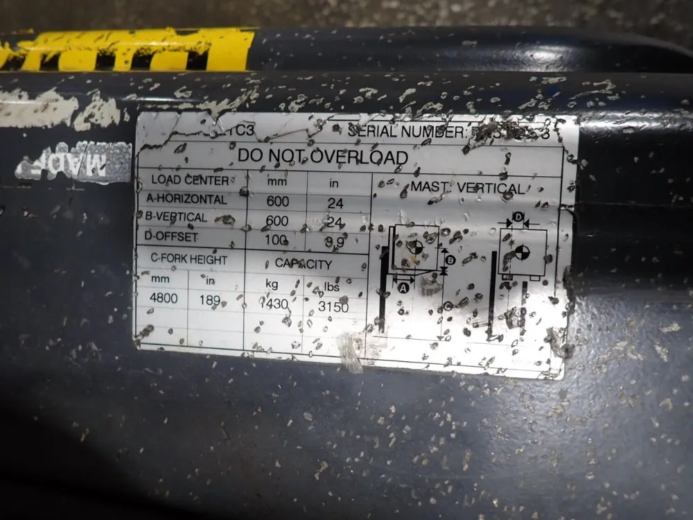 Caterpillar 3150 Lbs Electric Forklift - 2etc3000