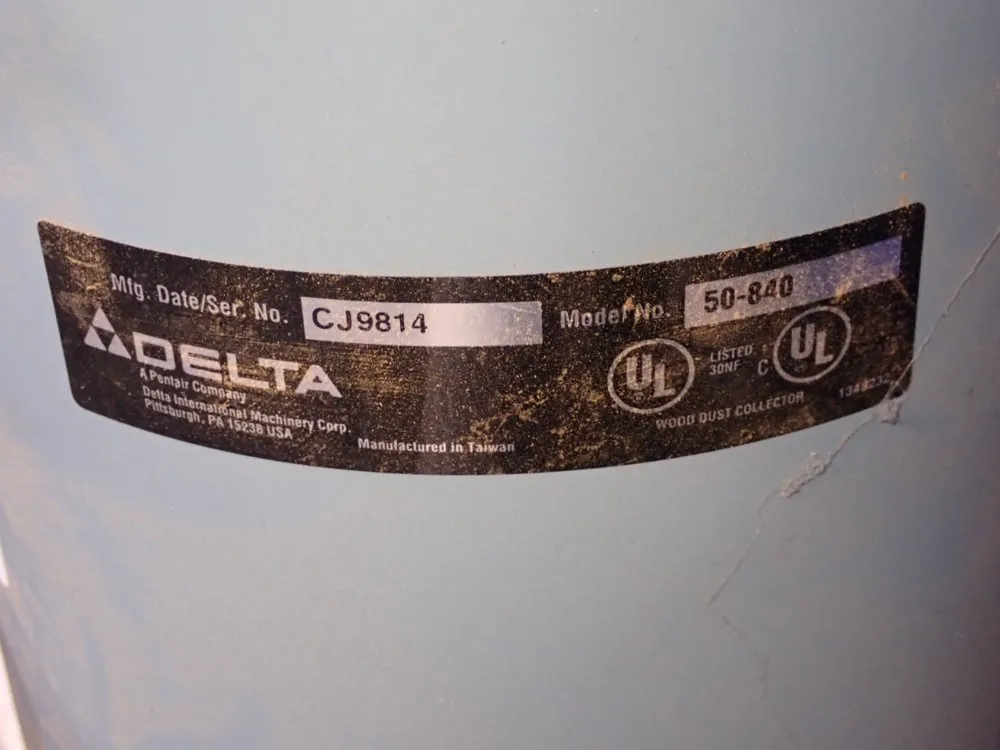 Delta 1 Hp Dust Collector - 50-840