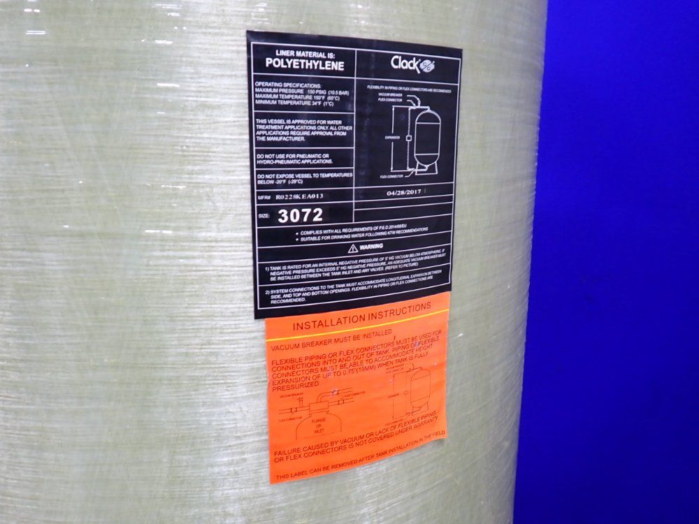 Clack 189.1 Gallons Water Softener Tank - R0228ke073