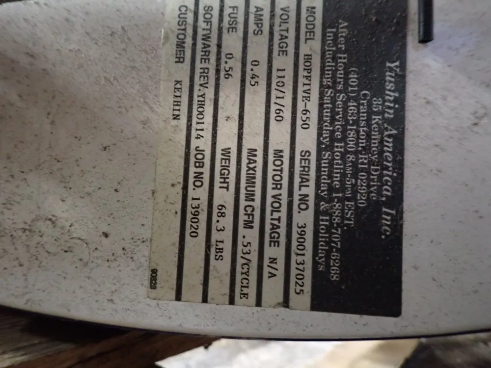 Yushin Pick And Place Robot - Hope Ive 650