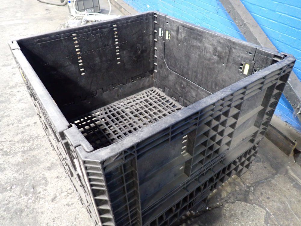 Ropak 44" X 42" X 29" Collapsible Plastic Crate