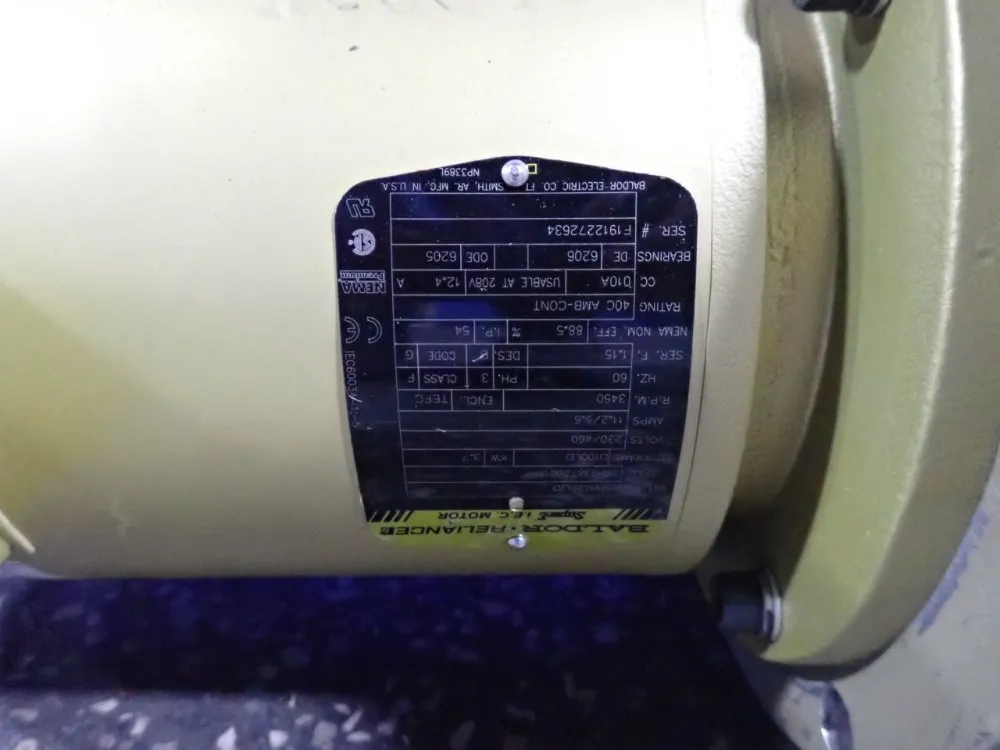 Ulvac 3.7 Kw Booster Pump - Pmb 012c