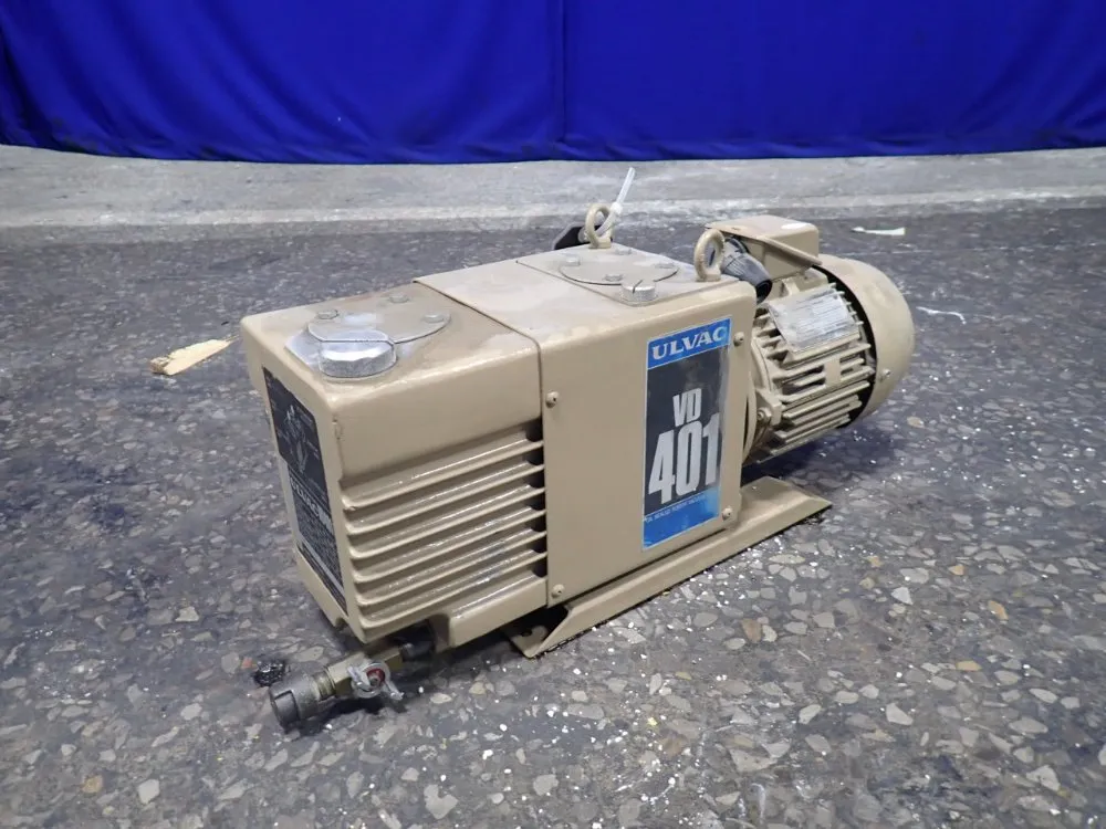 Ulvac 1.5 Kw Rotary Vacuum Pump - Ud401