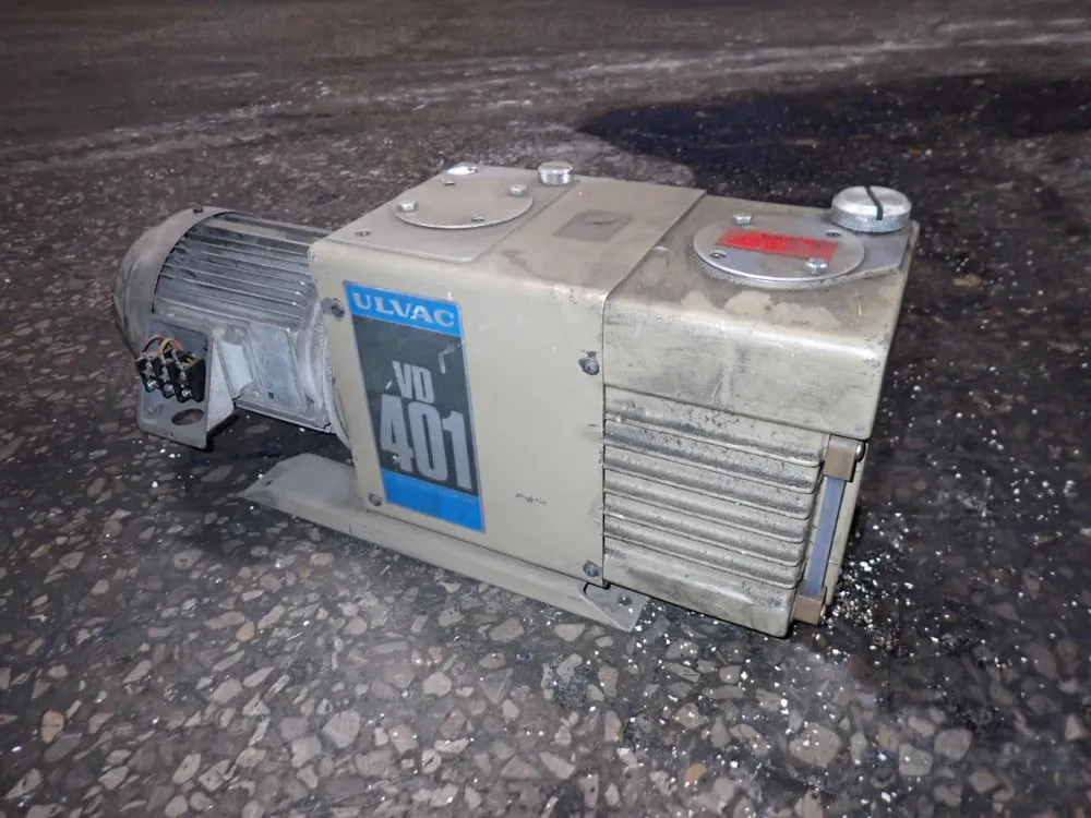 Ulvac 1.5 Kw Rotary Vacuum Pump - Ud401