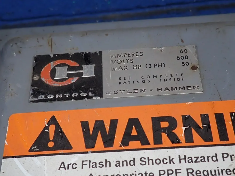 Cutler-hammer 60 Amps Fusible Disconnect - 4105h312h