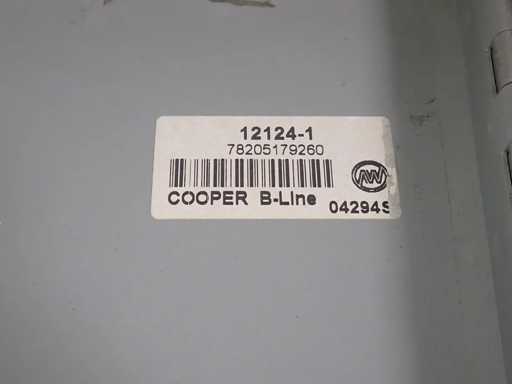 B-line Systems Inc 12"x12"x4" Electrical Enclosure - 12124-1