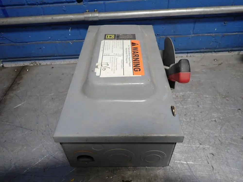 Square D 60 Amps Fusible Disconnect - H362
