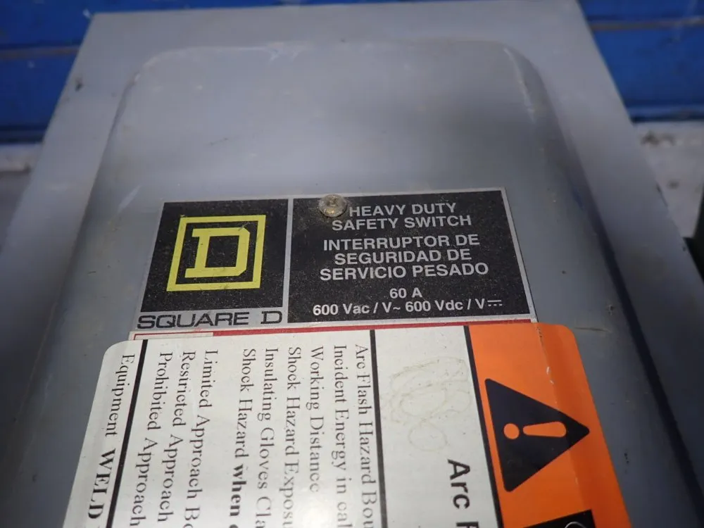 Square D 60 Amps Fusible Disconnect - H362