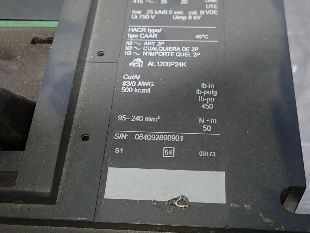 Power Pact Circuit Breaker - Pga36100lv