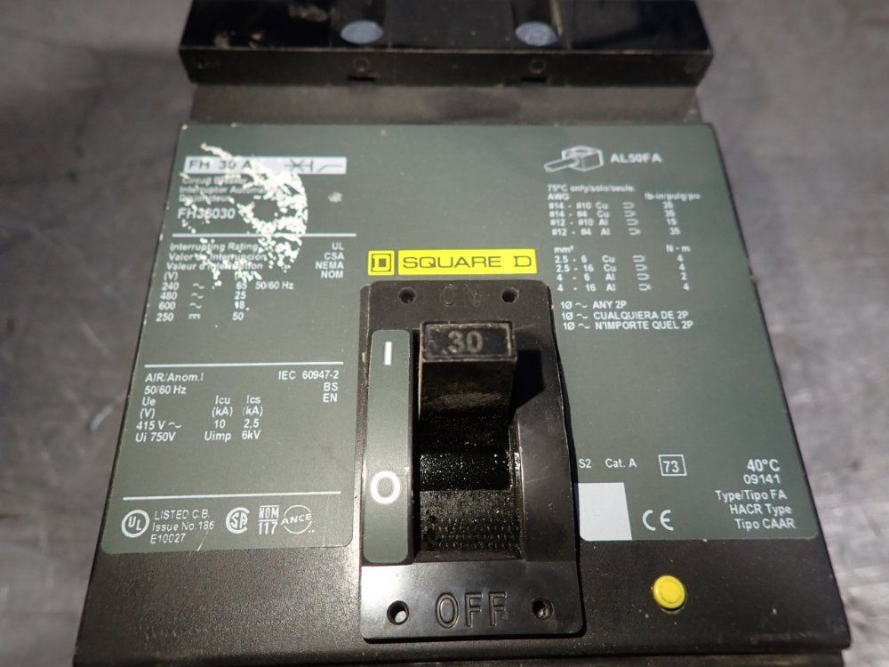 Square D Circuit Breaker - Fh36030