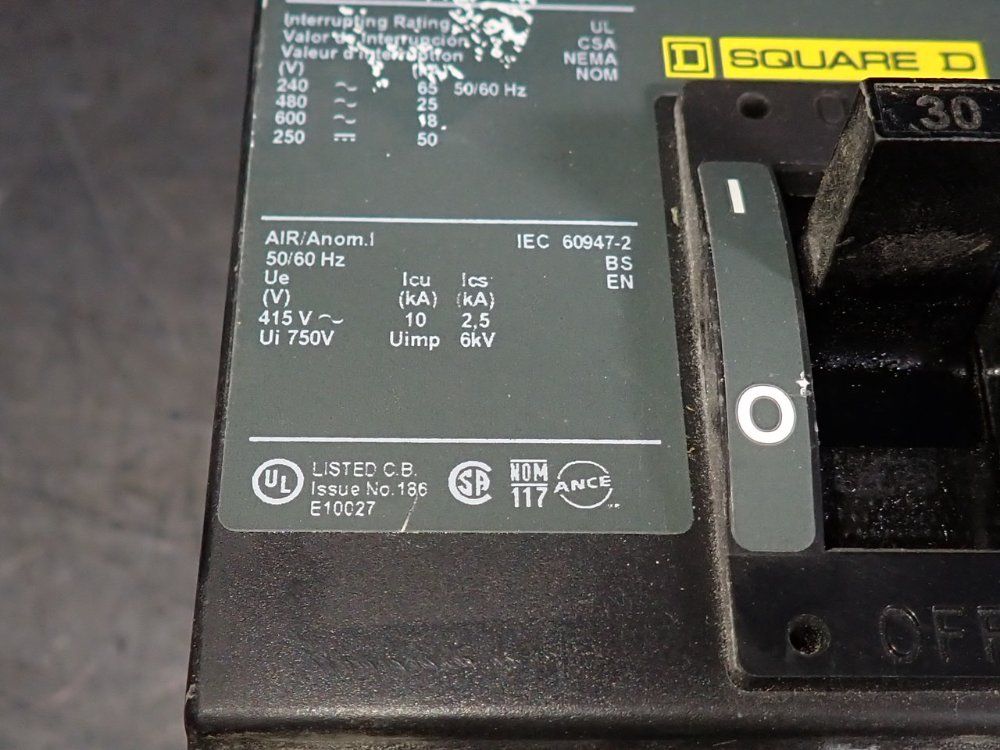 Square D Circuit Breaker - Fh36030