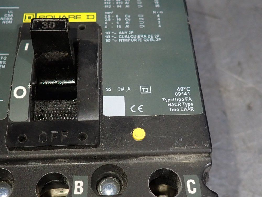 Square D Circuit Breaker - Fh36030
