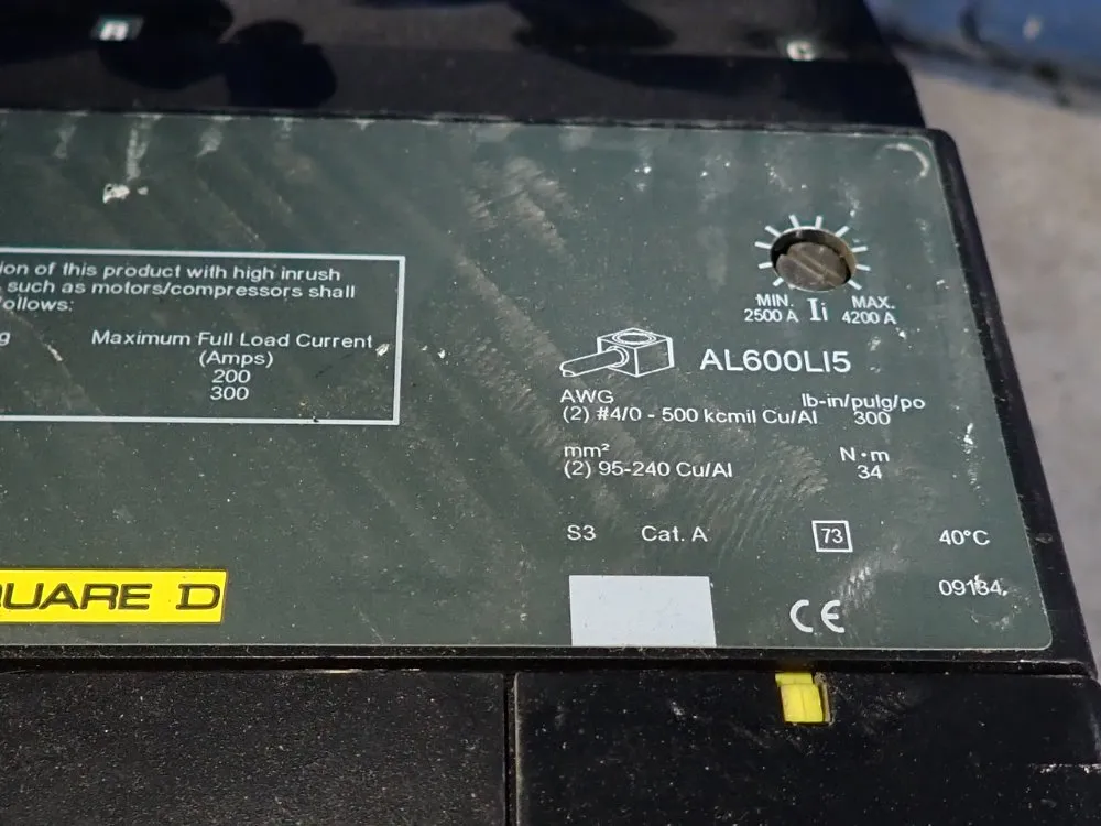 Square D Circuit Breaker - Lc36500