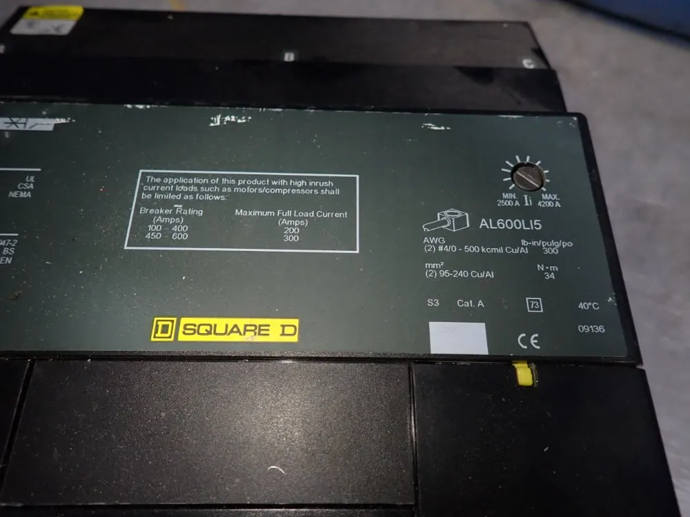 Square D Circuit Breaker - Lc36500