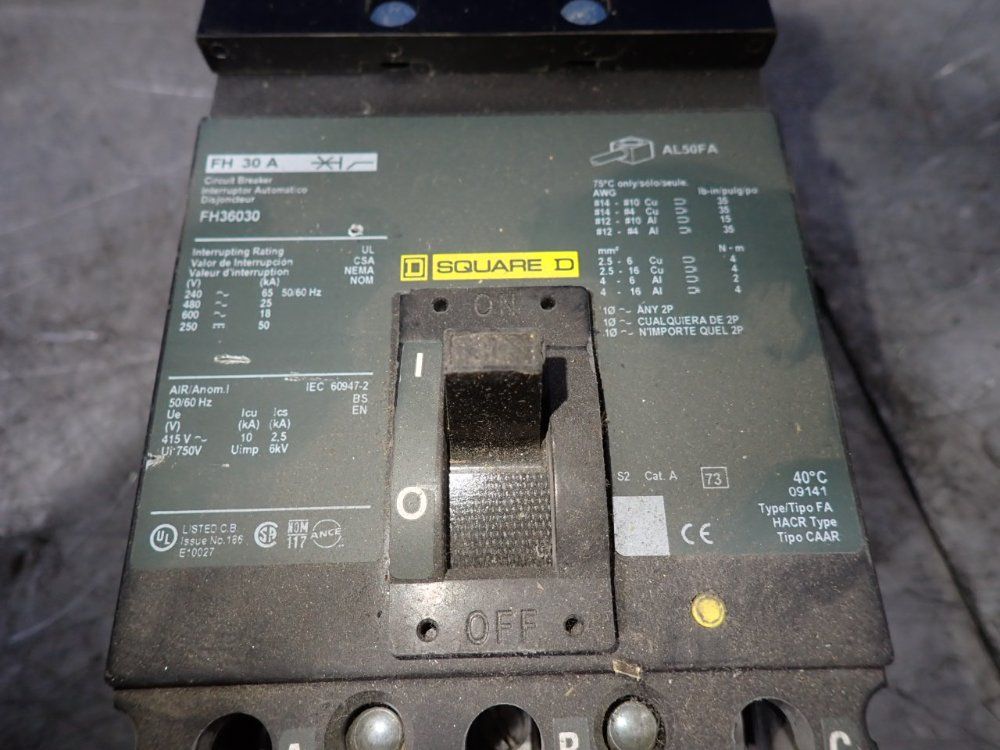 Square D Circuit Breaker - Fh36030