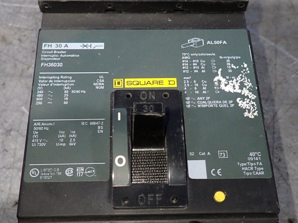 Square D Circuit Breaker - Fh36030