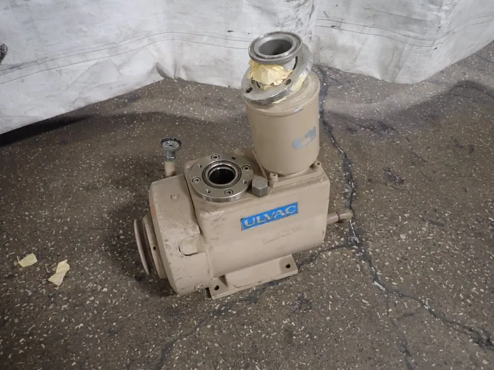 Ulvac 1.5 Kw Oil Rotary Vacuum Pump - D-650k