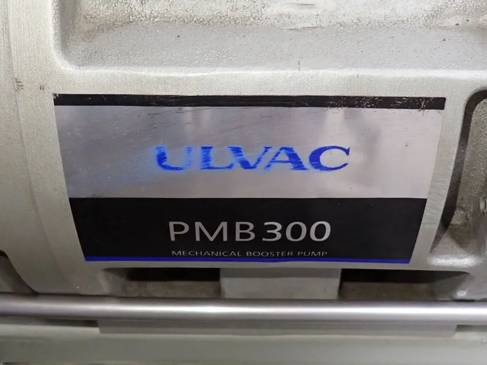Ulvac .75 Kw Mechanical Booster Pump - Pmb300d-ma4j1r4xxb1