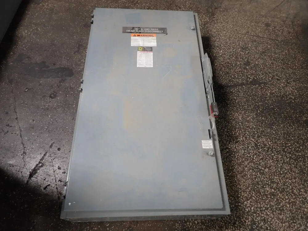 Square D 400 Amps Non Fusible Disconnect - Hu365